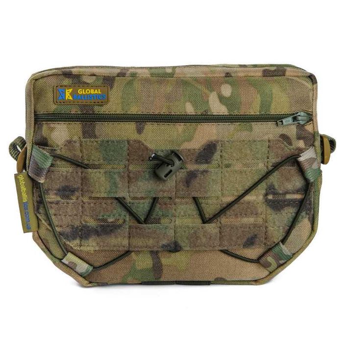 Напашник з відсіком для балістичного пакету. Мультикам. Cordura.