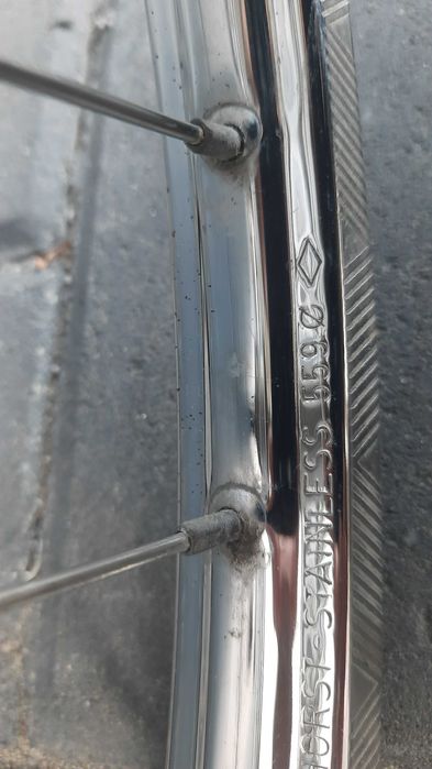 Retro komplet kół 26 cali 3 biegowe Sachs stal nierdzewna