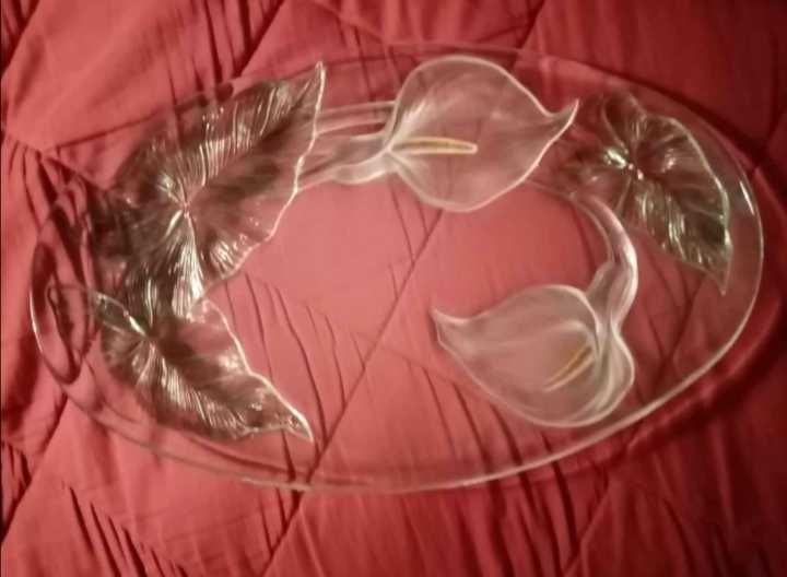Travessa vidro oval