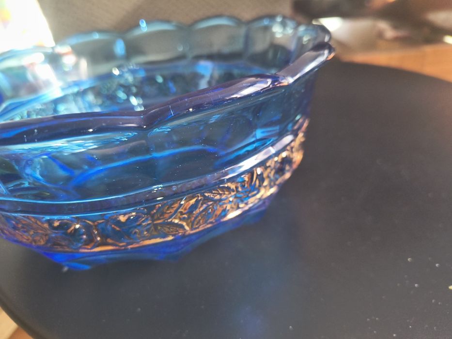 Stara misa art Deco niebieska