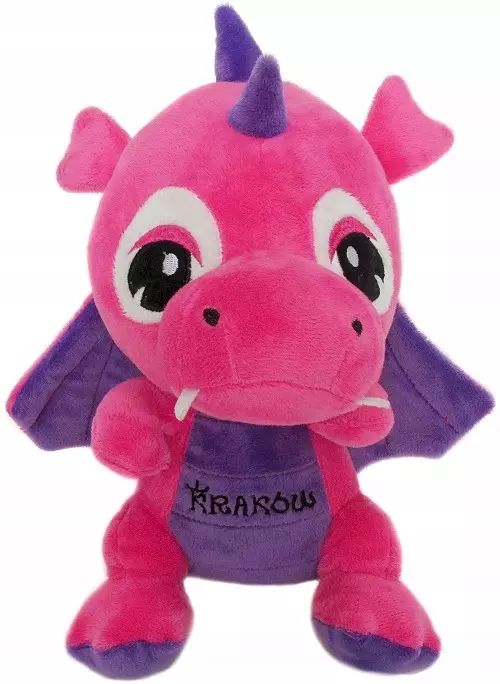 Maskotka Smok dinozaur Kraków różowy - 19cm. Sun-day. Nowy Produkt