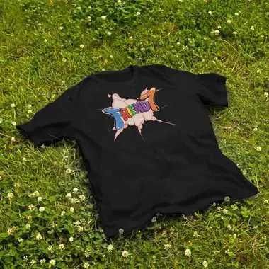 Koszulka Friend7 NOWA czarna zestaw