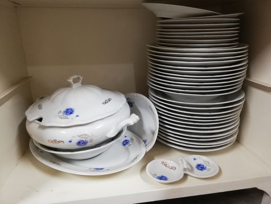 Szkło kryształ porcelana PRL