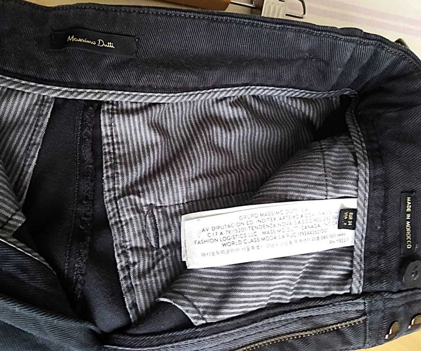 Широкі щільні джинси палаццо massimo dutti, висока посадка, 34 (xs-s)