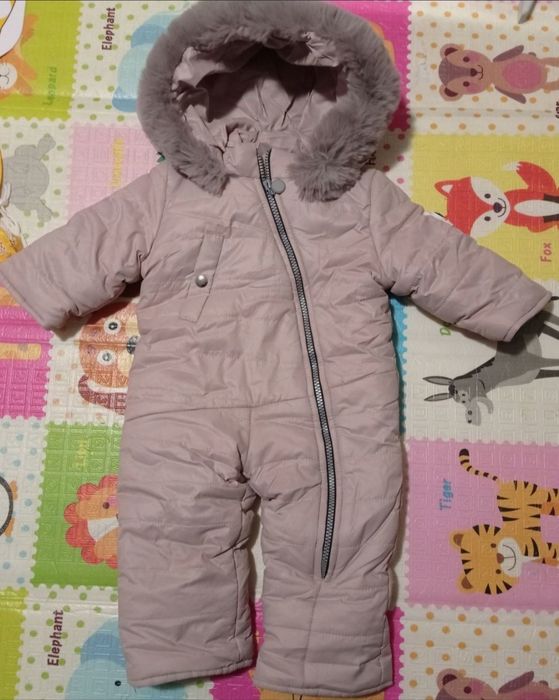 Зимовий комбінезон для дівчинки 68 розмір