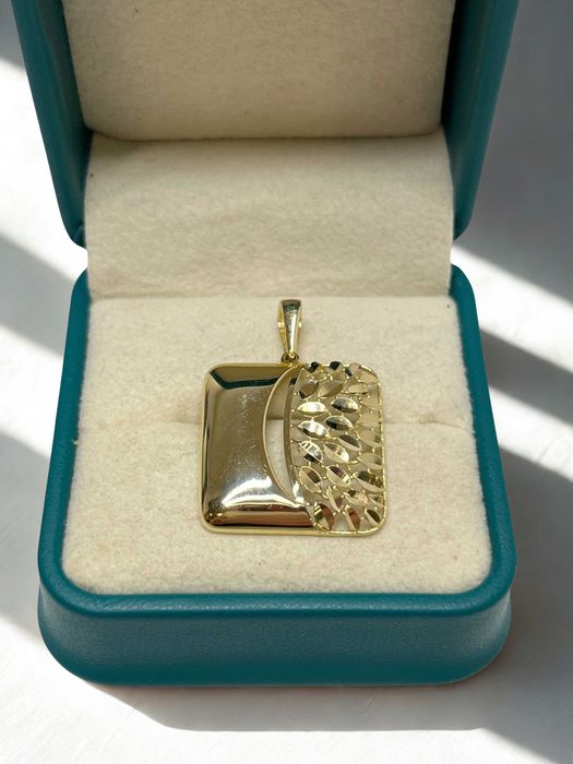 Efektowna, złota zawieszka | PRÓBA 585 | 2,43G