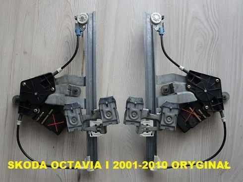 Podnośnik Mechanizm Szyby Skoda Octavia I Lift Tył Lewy 01-10 [5a]