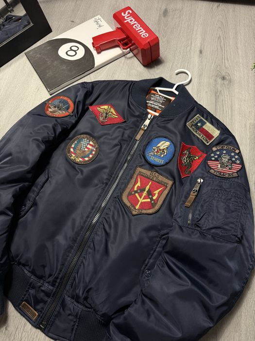 Куртка Top Gun бомбер пілот, нейлон