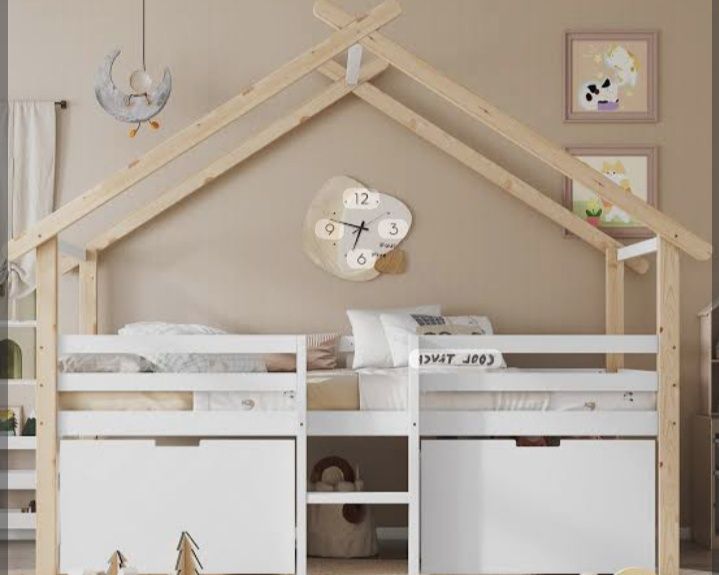 Cama de criança com colchão