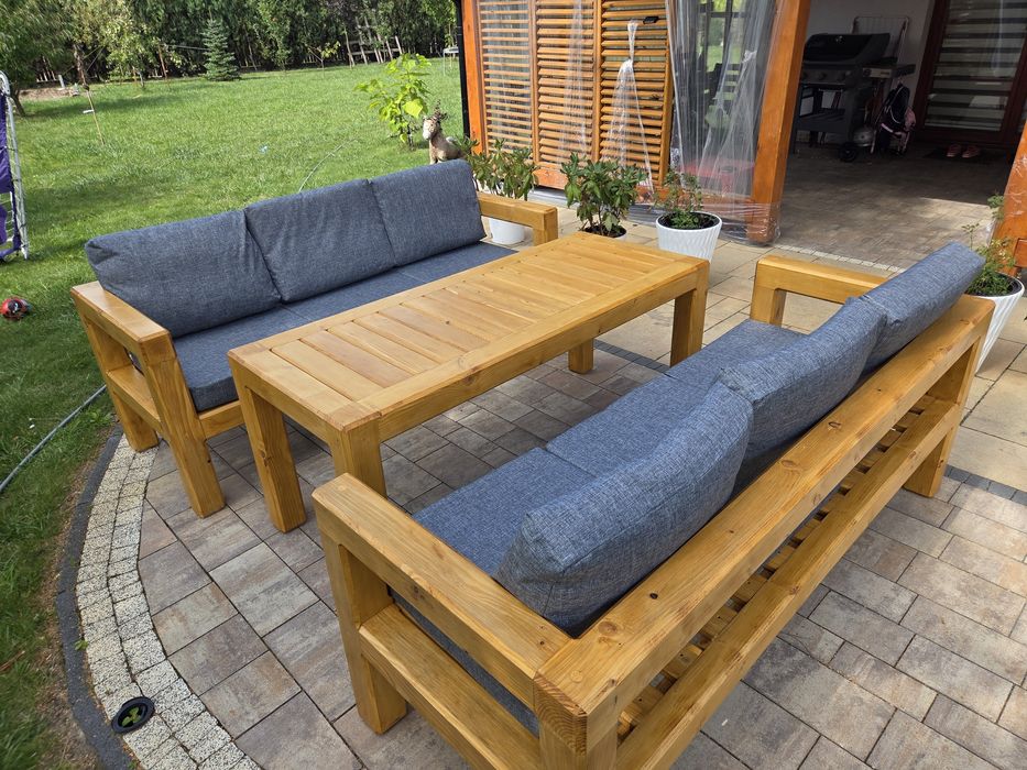 Meble ogrodowe, tarasowe drewniane