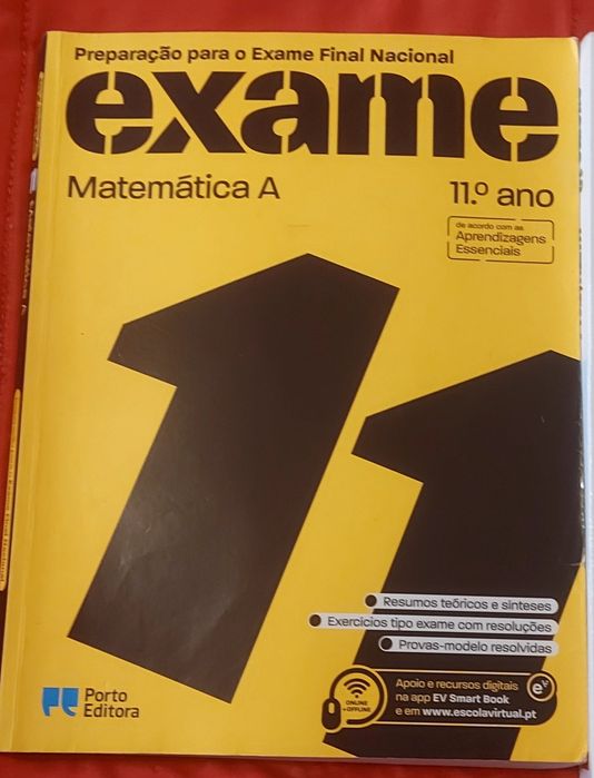 Vendo livros preparação Exame Matemática A