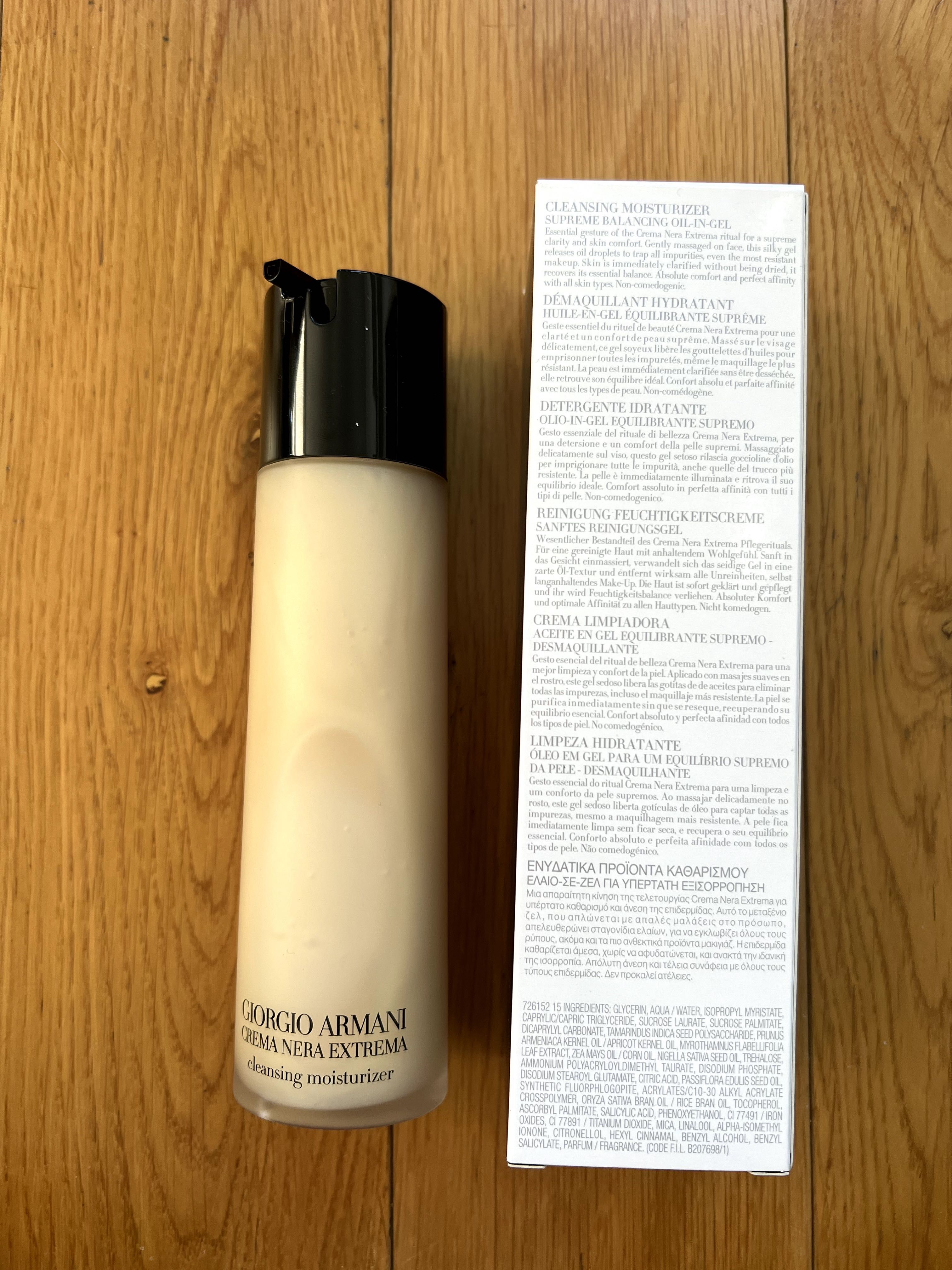 Giorgio Armani Crema Nera Extrema Cleansing Moisturizer oczyszczanie Warszawa Mokotow OLX.pl