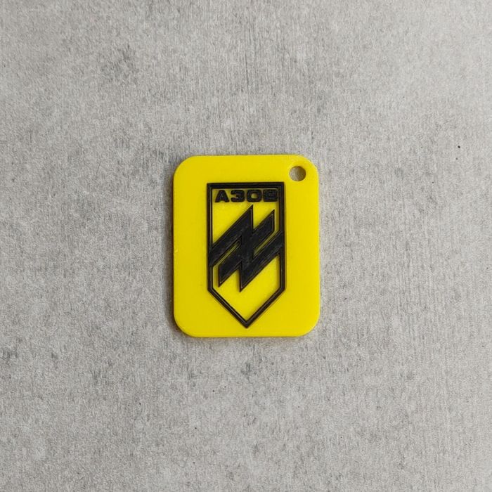 Брелоки з шевронами бригад ЗСУ надруковані на 3д принтері petg