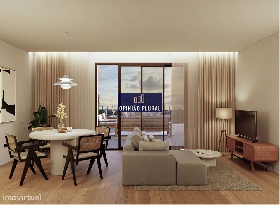 T1 Novo de Luxo com Varanda e Garagem | Haven Terrazza  Valbom