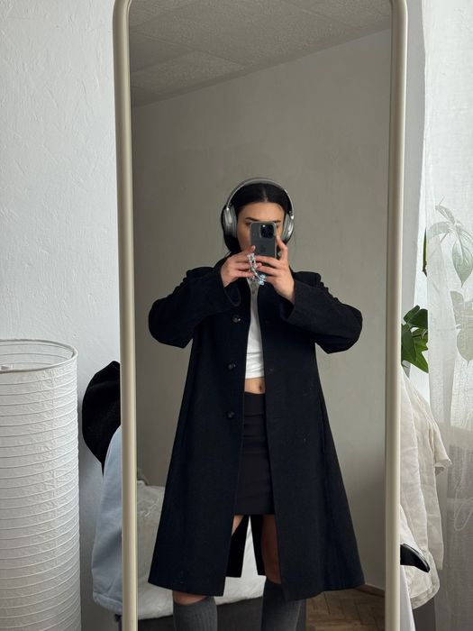 вінтажне шерстяне пальто