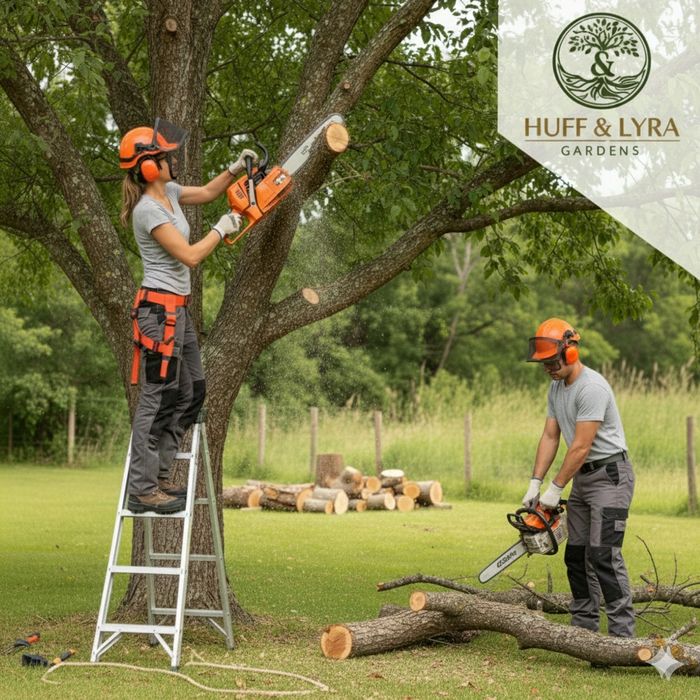 Limpeza de terreno e manutenção de jardins
