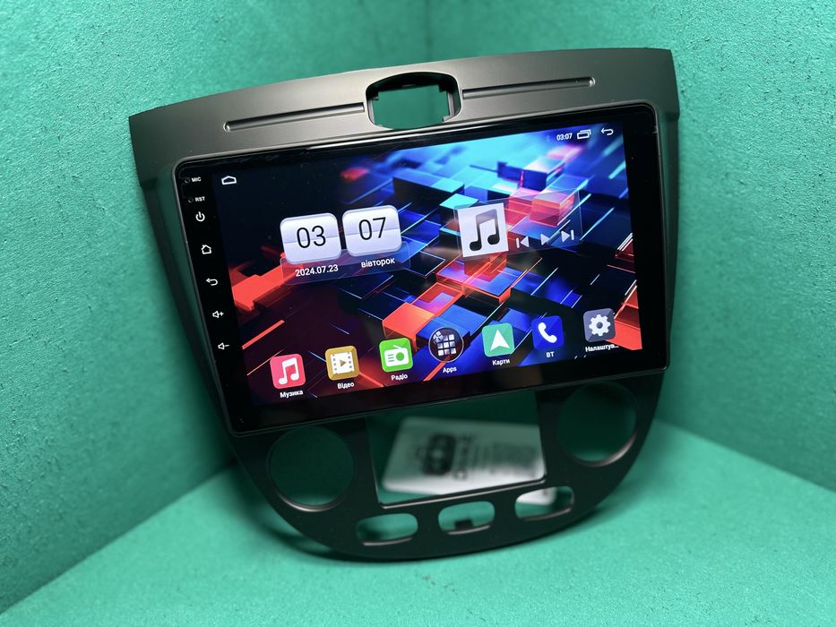 Андроид магнитола для Chevrolet Lacetti на всі панелі,CarPlay