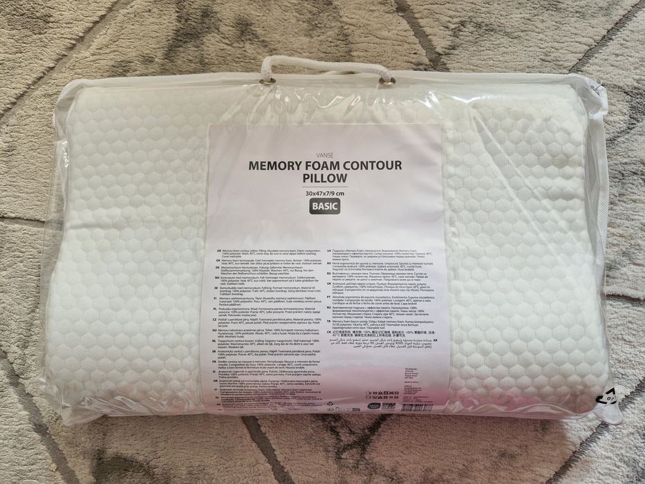 Poduszka ergonoiczna/ memory pillow 30×47×7/9 cm