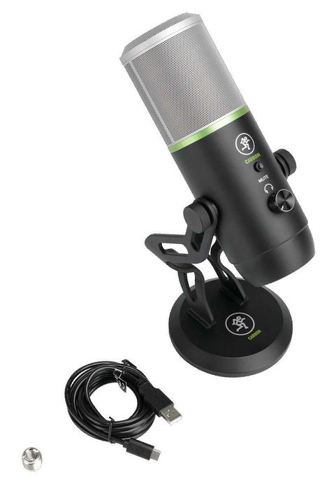 Microfone Condensador USB Mackie Carbon - Streams / podcasts.