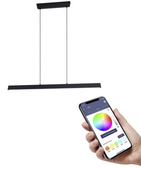 Lampa Eglo 99603 LED RGBW Ściemniany żyrandol LED/35W/230V ZigBee
