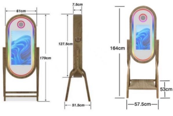 Fotolustro typu Wood - 1 sztuka- 2 rozmiary - inne modele też dostepne