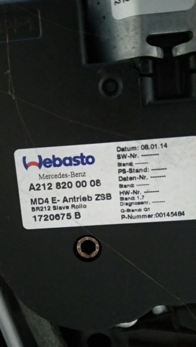 Teto panoramico Mercedes W212 (ver descrição)