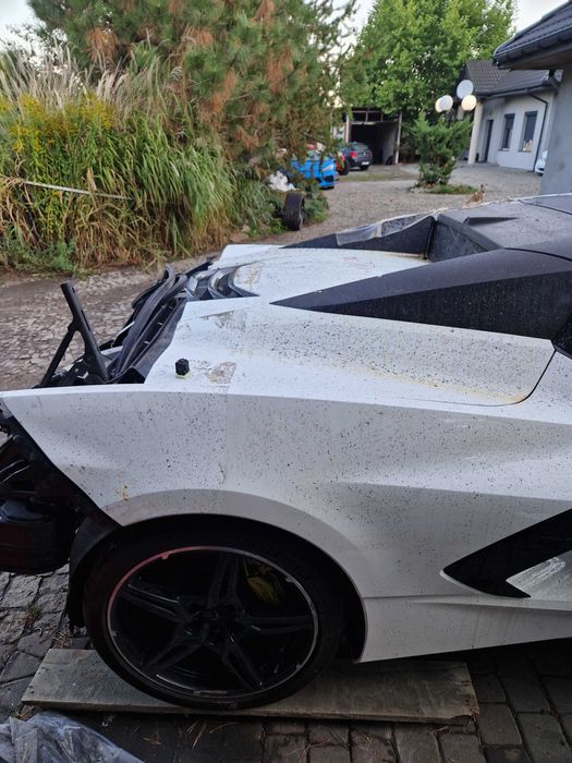 Corvette c8 felga przot tyl z opona czesci
