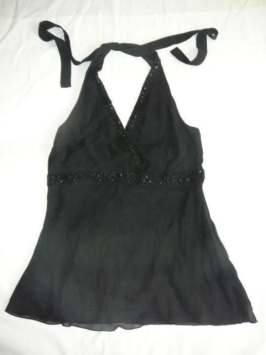 Czarny top, koszulka, bluzka, Vero Moda rozm. 40