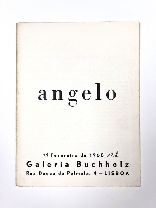 Ângelo de Sousa Galeria Buchholz 1968