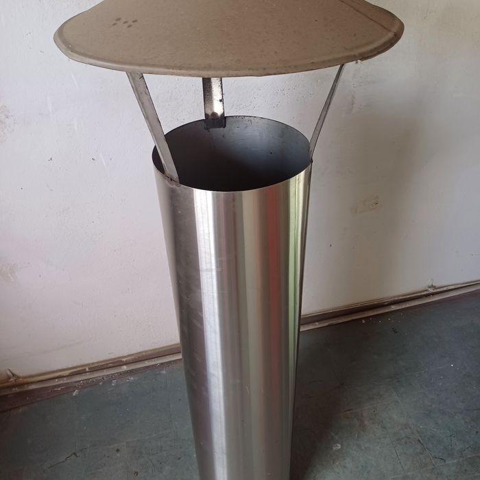 Komin wentylacyjną  z blachy nierdzewnej