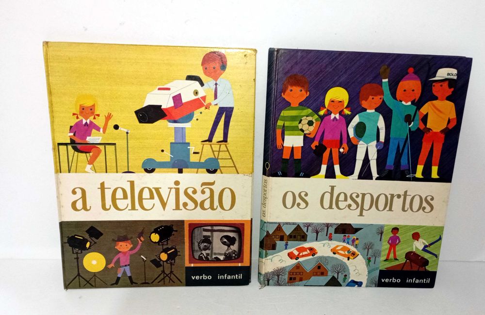 Livros A Televisão/ Os Desportos/ As Aves - da Verbo Infantil
