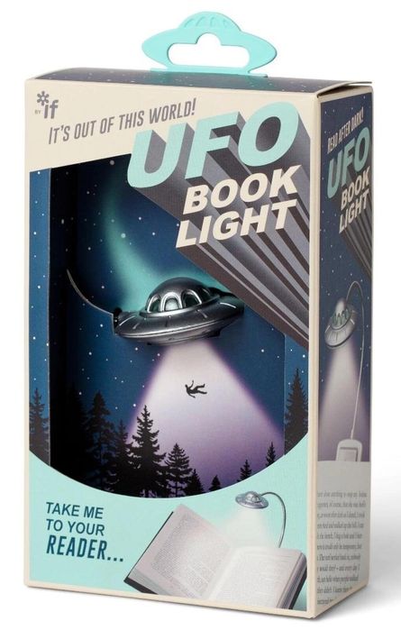Kosmos UFO - lampka do książki