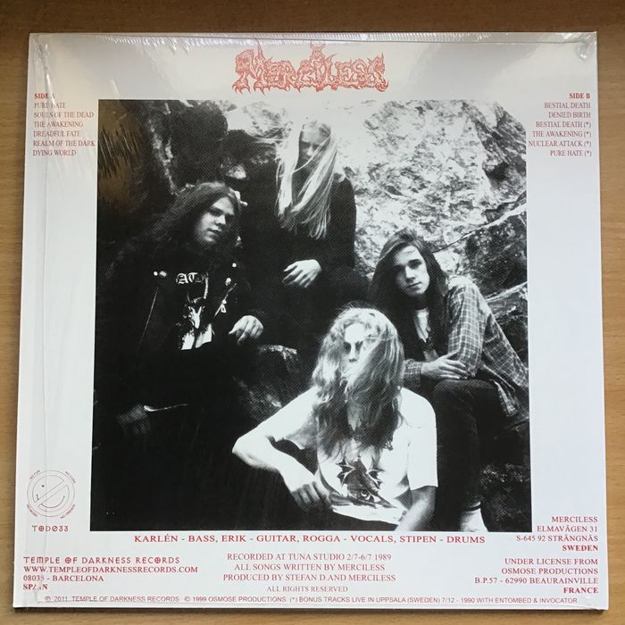 AGENT STEEL - Omega Conspiracy LP, MERCILESS - The Awakening LP e PD