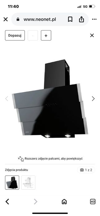 Okap kominowy, gorenje.