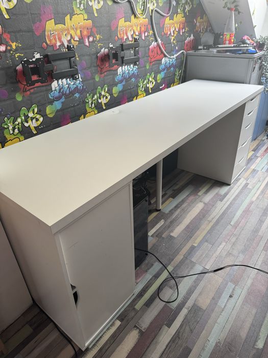Biurko ikea lagkapten białe
