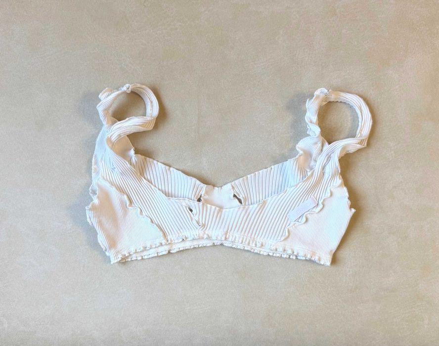 Білий молочний топ londi оригінал бюст