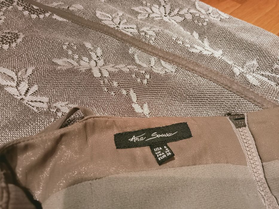 Vestido cerimónia ANA SOUSA_tamanho 36_como NOVO