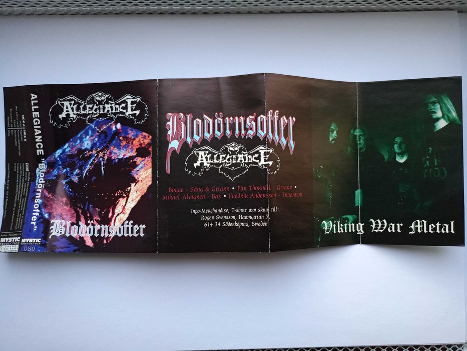 Allegiance - Blodörnsoffer kaseta magnetofonowa