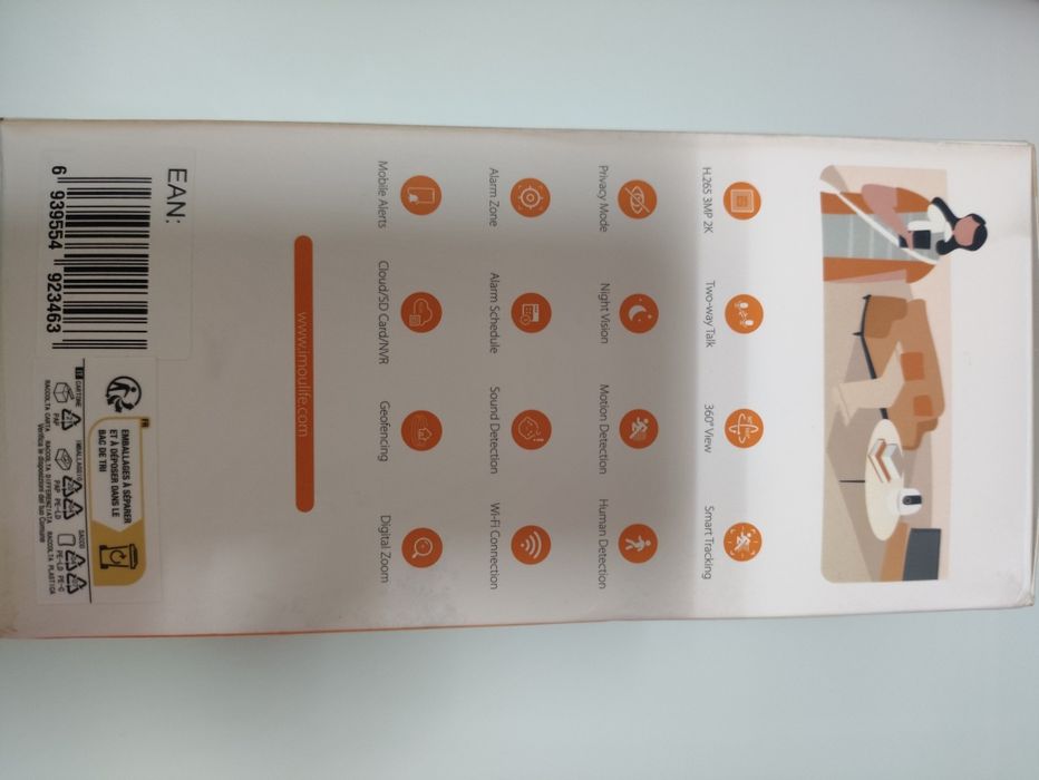 Câmara imou 2k 3mp nova