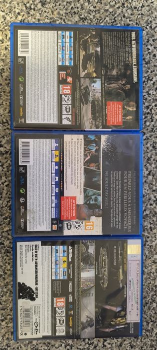 The dark pictures man of medan/Call of duty advanced warfare/Máfia 3 PlayStation 4