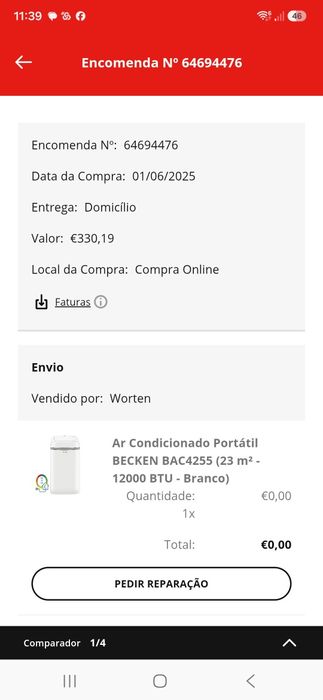 Ar Condicionado Portátil Becken BAC4255 (12000 BTU - até 23 m²) com garantia