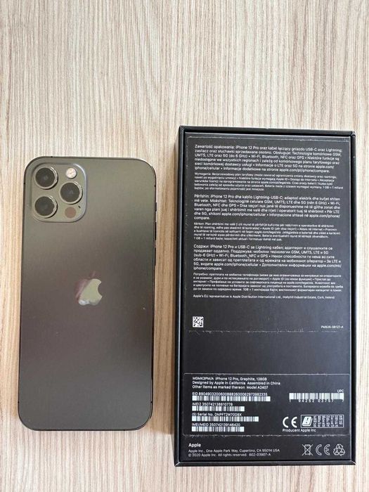 iPhone 12 PRO 128 GB | GRAFIT | Idealny do codziennego użytku