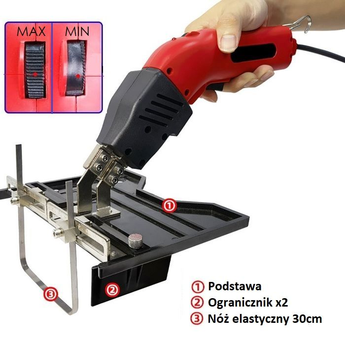 NOWY 250W! Nóż termiczny, wycinanie boni, pod rury wodne w styropianie