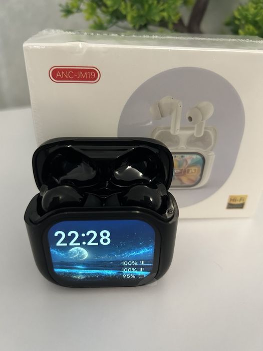 Бездротові навушники з сенсорним екраном JM19