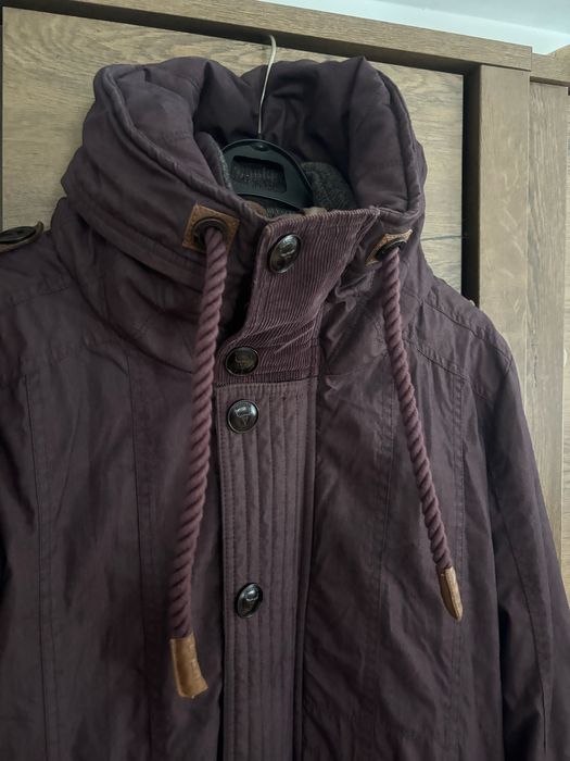 Bardzo ciepła kurtka damska Naketano – M - Bordowa Burgundowa