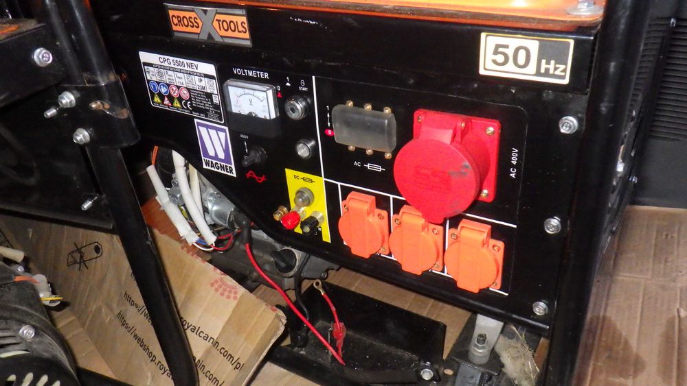 Agregat   Prądotwórczy , Generator  Prądu Duzy  Model 5.5 Kva 3 Fazowy