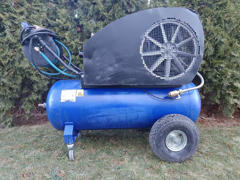 Niemiecki Kompresor sprężarka Electra Beckum Metabo Mega 600D 400v 90l