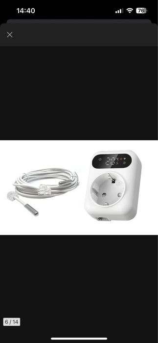 Gniazdka Inteligentne WIFI termostat - NOWE 5szt