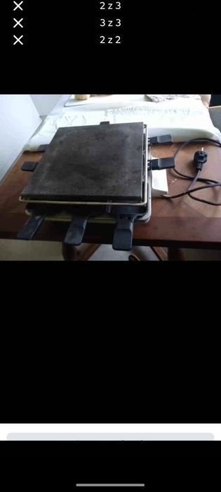 Racletta grill czarny
