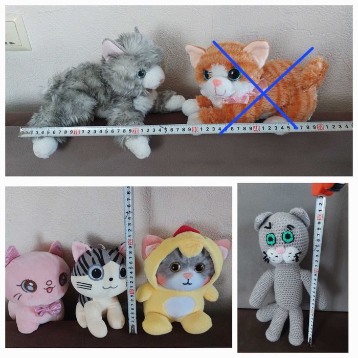 М'ягка іграшка кіт, кошеня, котик